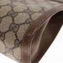 GUCCI GG Supreme Web Sherry Line Clutch Bag PVC Beige Red 89 01 032 Auth 95057-15