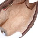 GUCCI GG Supreme Web Sherry Line Clutch Bag PVC Beige Red 89 01 032 Auth 95057-10