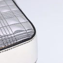 BURBERRY Chain Shoulder Bag Patent leather Silver Auth 95065-17