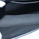 BURBERRY Chain Shoulder Bag Patent leather Silver Auth 95065-11