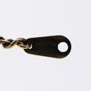 LOUIS VUITTON LV Wood Necklace metal Dark Silver MP2818 LV Auth 95075-14