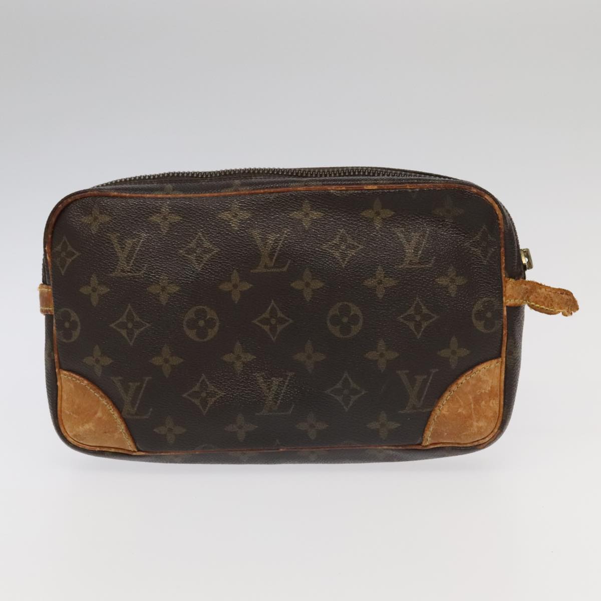 LOUIS VUITTON Monogram Marly Dragonne GM Clutch Bag 5Set M51825 LV Auth 95079