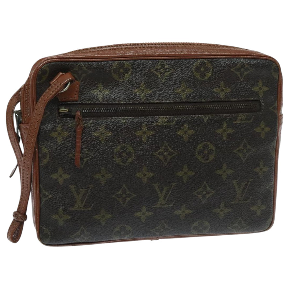 LOUIS VUITTON Monogram Pochette Sports Clutch Bag No.183 LV Auth 95080