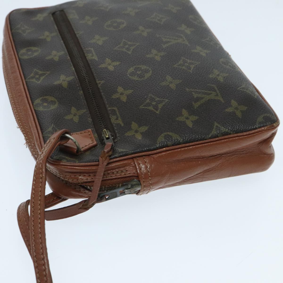 LOUIS VUITTON Monogram Pochette Sports Clutch Bag No.183 LV Auth 95080