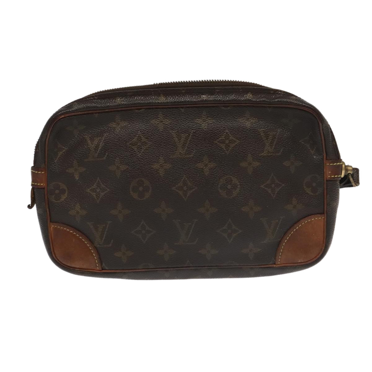 LOUIS VUITTON Monogram Marly Dragonne GM Clutch Bag M51825 LV Auth 95093