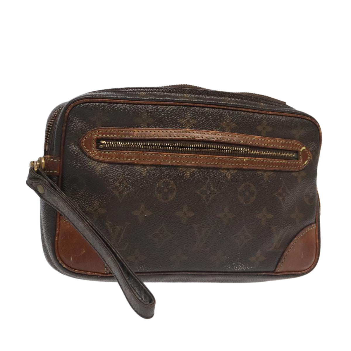 LOUIS VUITTON Monogram Marly Dragonne GM Clutch Bag M51825 LV Auth 95094