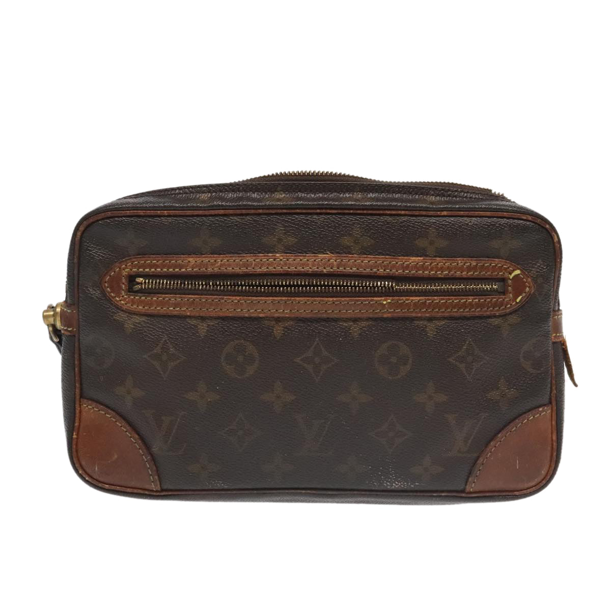 LOUIS VUITTON Monogram Marly Dragonne GM Clutch Bag M51825 LV Auth 95094