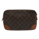 LOUIS VUITTON Monogram Compiegne 28 Clutch Bag M51845 LV Auth 95095-2
