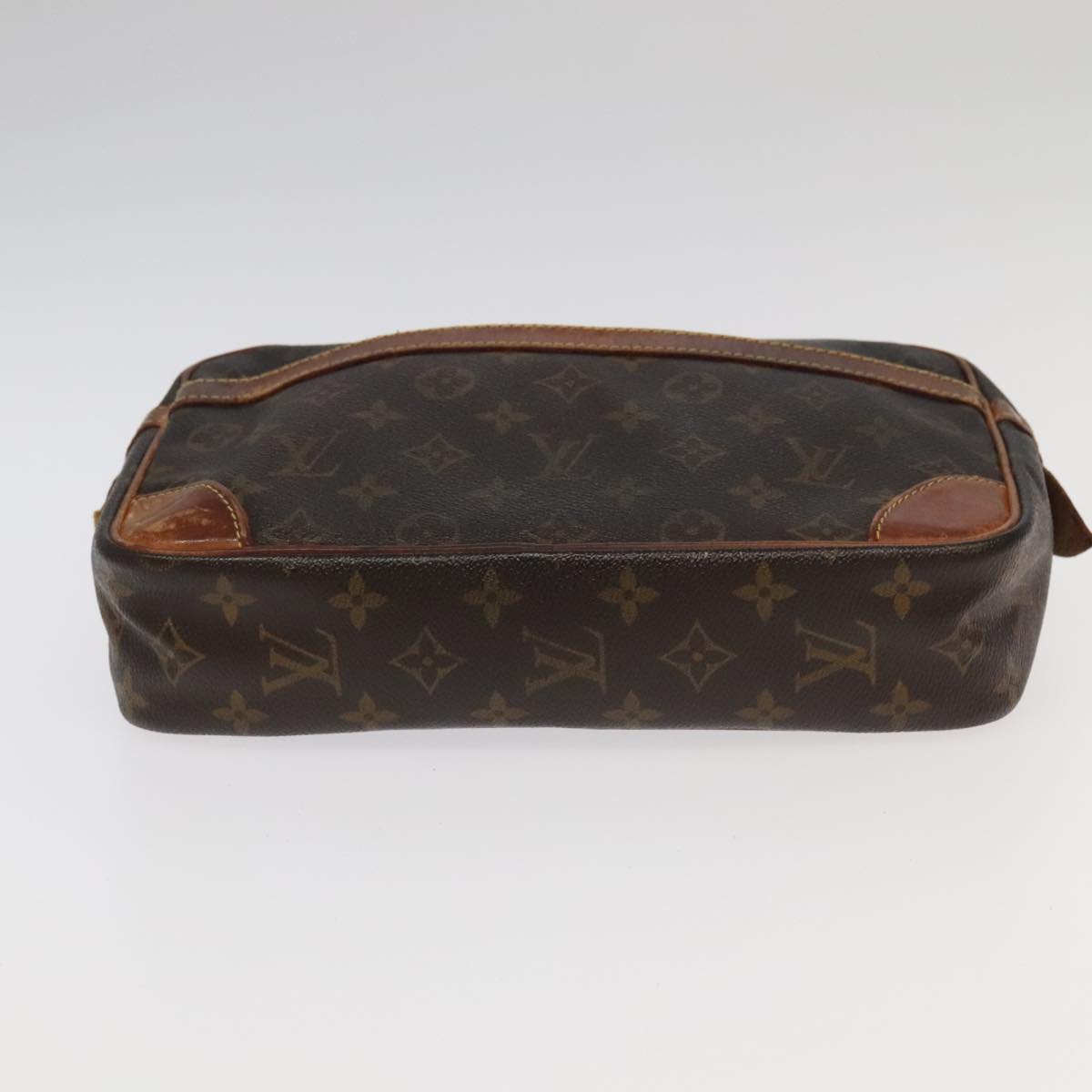 LOUIS VUITTON Monogram Compiegne 28 Clutch Bag M51845 LV Auth 95095