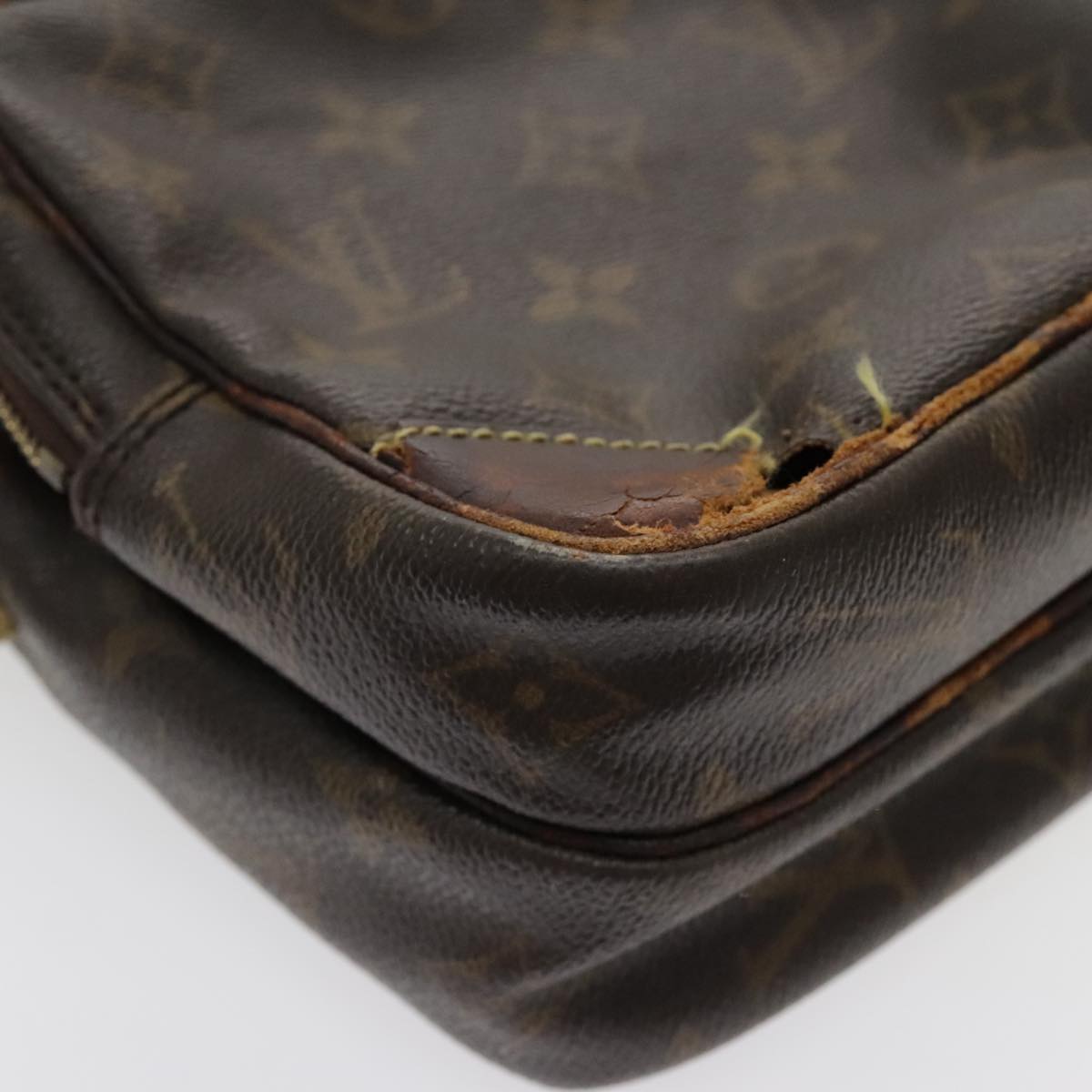 LOUIS VUITTON Monogram Clutch Bag Shoulder Bag 4Set LV Auth 95100