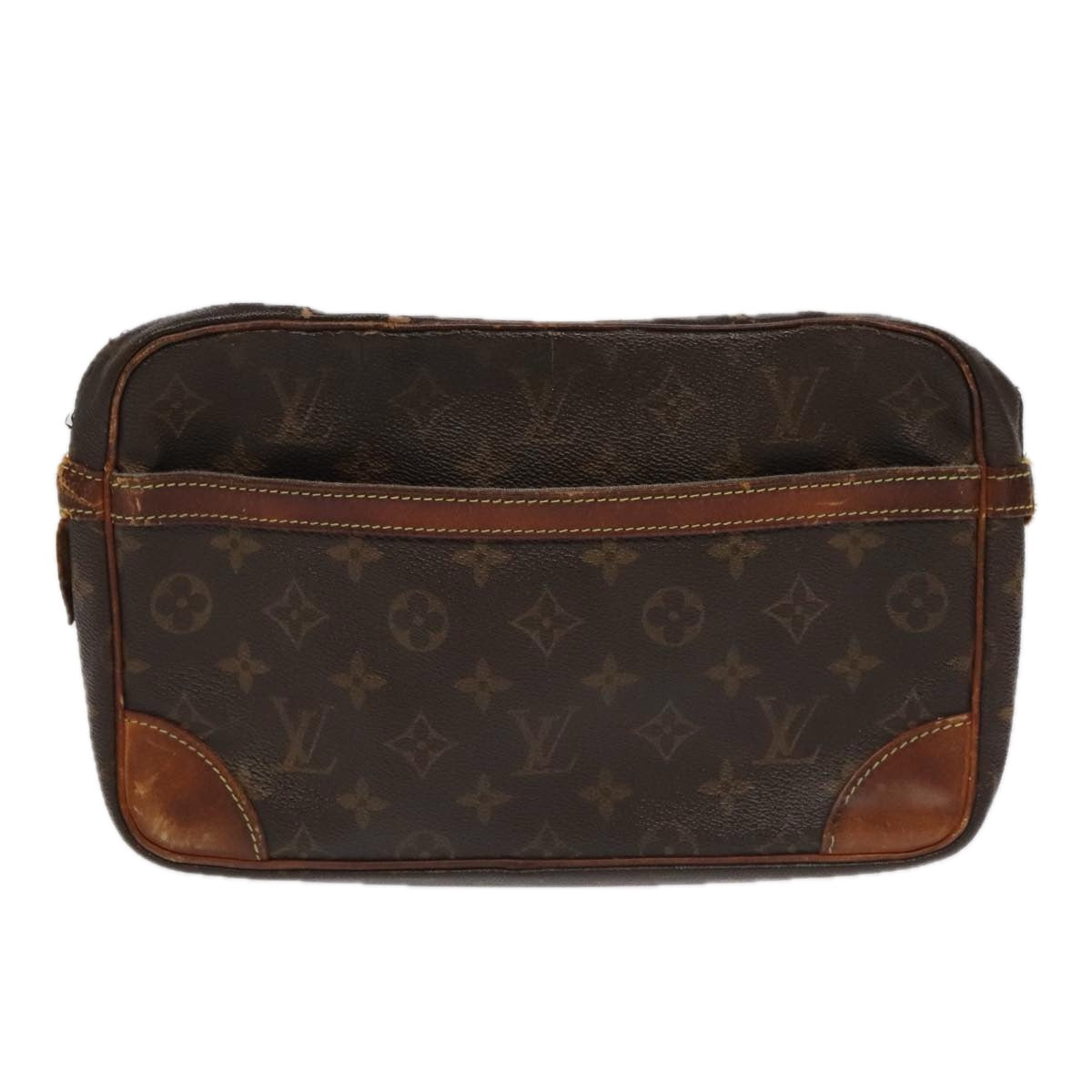 LOUIS VUITTON Monogram Clutch Bag 2Set LV Auth 95113 - 0