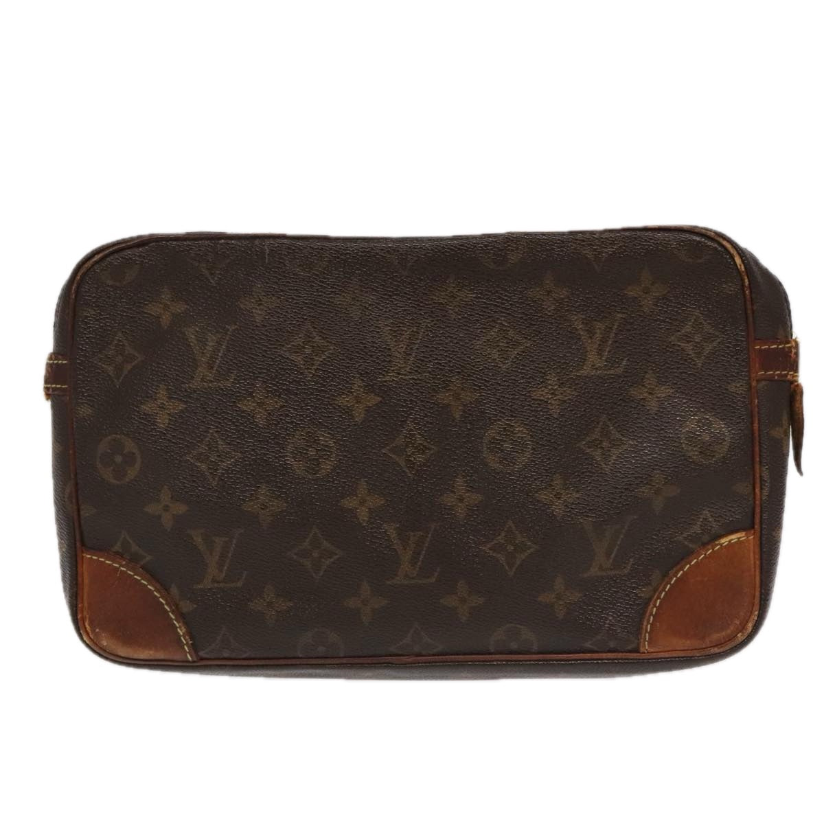 LOUIS VUITTON Monogram Clutch Bag 2Set LV Auth 95113