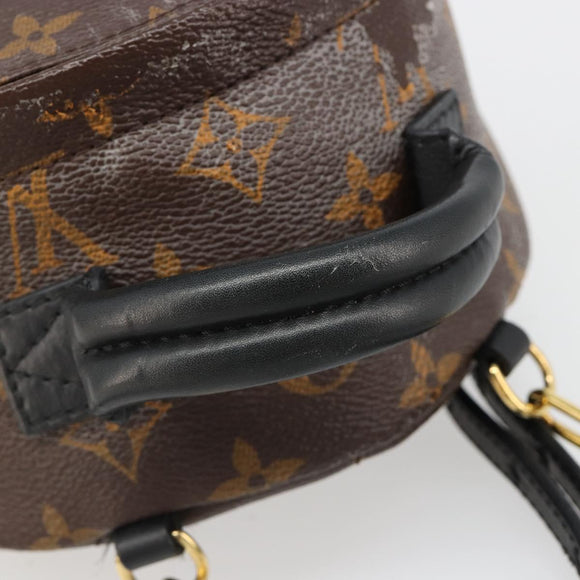 LOUIS VUITTON Monogram Palm Springs MINI Rugzak M41562 LV Auth 95115