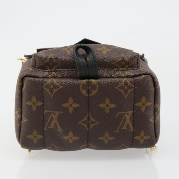 LOUIS VUITTON Monogram Palm Springs MINI Rugzak M41562 LV Auth 95115