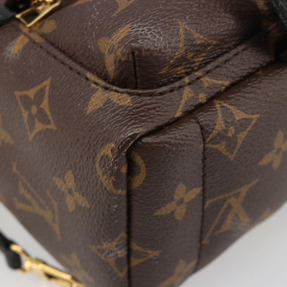 LOUIS VUITTON Monogram Palm Springs MINI Rugzak M41562 LV Auth 95115