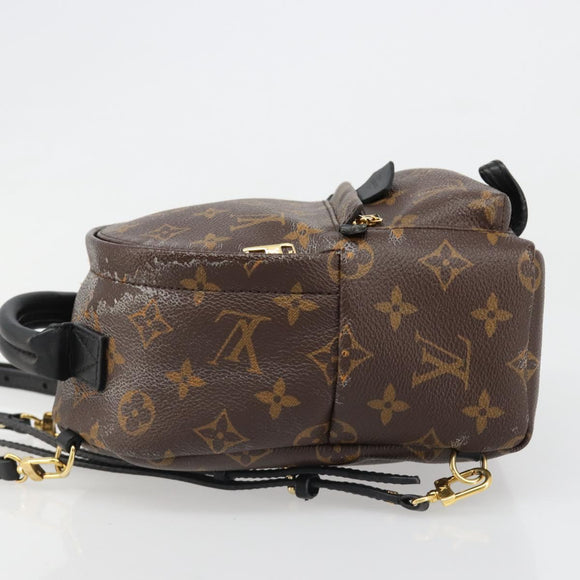 LOUIS VUITTON Monogram Palm Springs MINI Rugzak M41562 LV Auth 95115