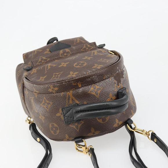 LOUIS VUITTON Monogram Palm Springs MINI Rugzak M41562 LV Auth 95115