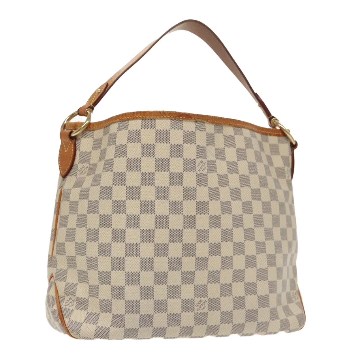 LOUIS VUITTON Damier Azur Delightful PM Shoulder Bag N41447 LV Auth 95120