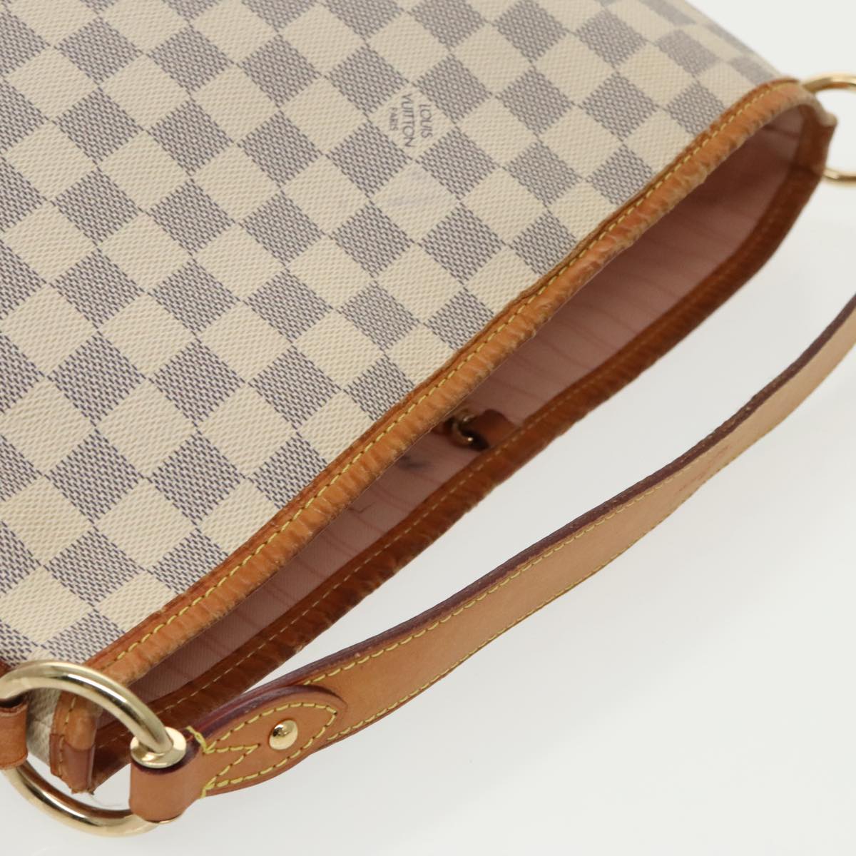 LOUIS VUITTON Damier Azur Delightful PM Shoulder Bag N41447 LV Auth 95120