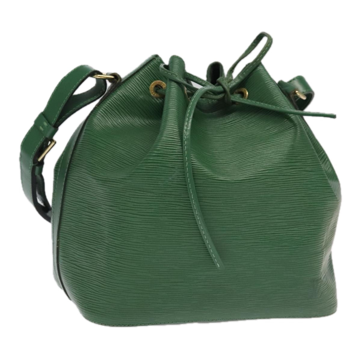 LOUIS VUITTON Epi Petit Noe Shoulder Bag Green M44102 LV Auth 95122