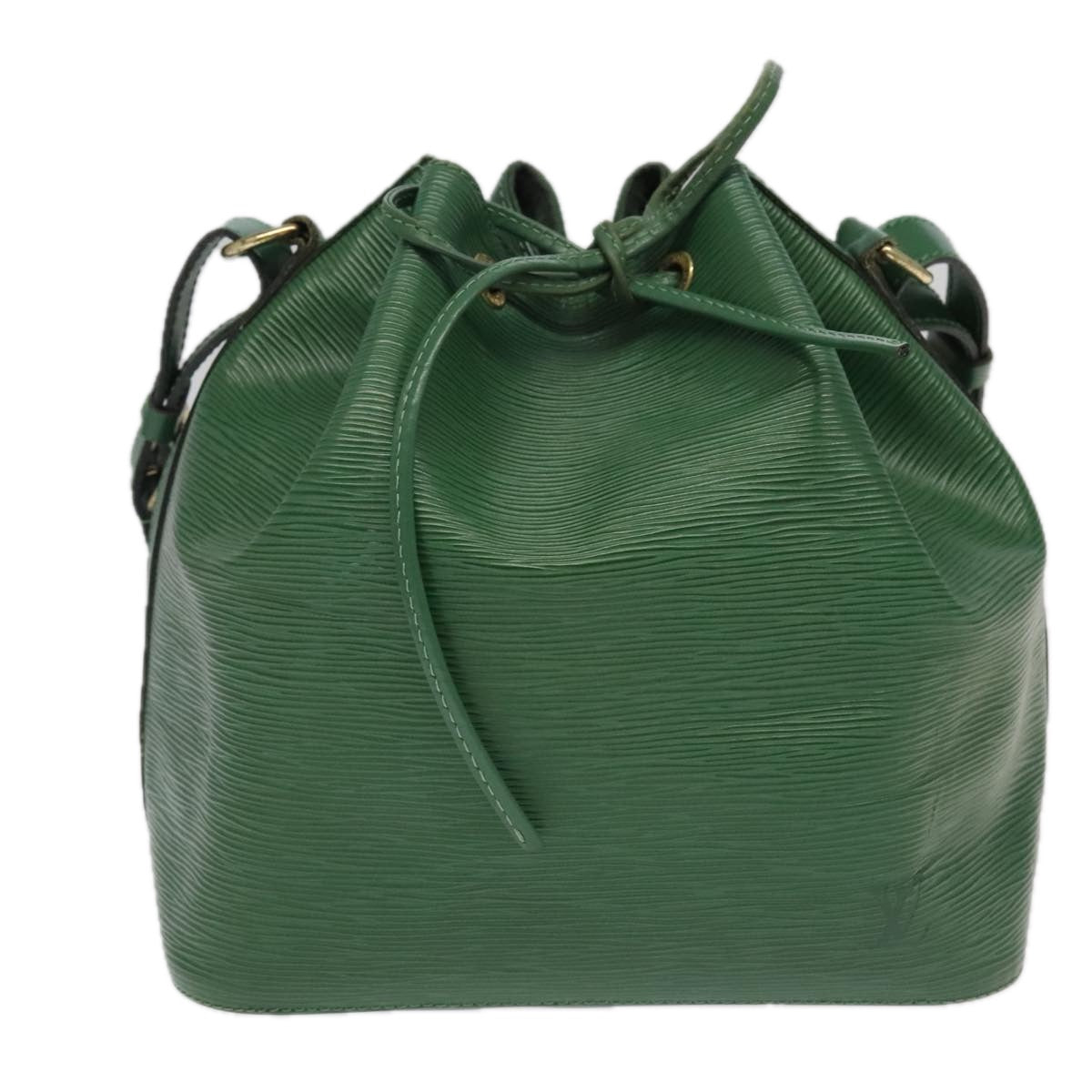 LOUIS VUITTON Epi Petit Noe Shoulder Bag Green M44102 LV Auth 95122