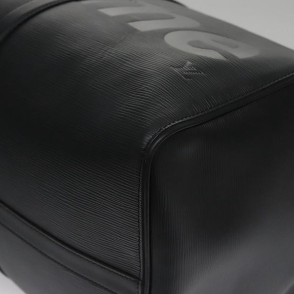 LOUIS VUITTON Epi LV × Supreme Keepall Bandouliere 55 Bag M53433 LV Auth 95128SM