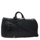 LOUIS VUITTON Epi LV × Supreme Keepall Bandouliere 55 Bag M53433 LV Auth 95128SM-1