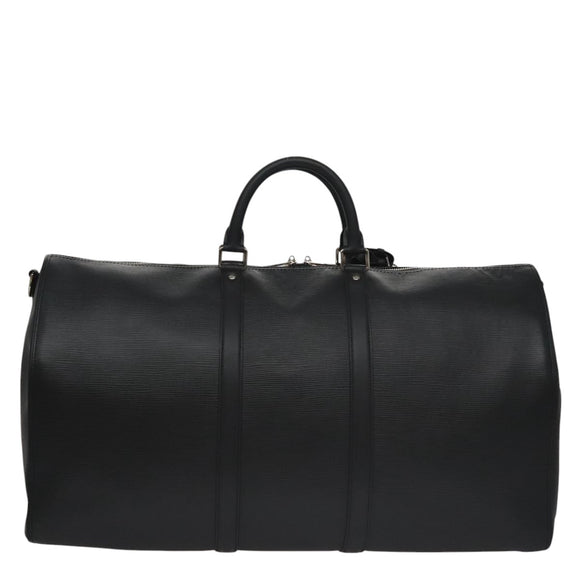 LOUIS VUITTON Epi LV × Supreme Keepall Bandouliere 55 Bag M53433 LV Auth 95128SM