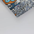 LOUIS VUITTON Monogram Comics Trio Amberop Clutch Bag White M82014 Auth 95129SM-26