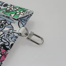 LOUIS VUITTON Monogram Comics Trio Amberop Clutch Bag White M82014 Auth 95129SM-28