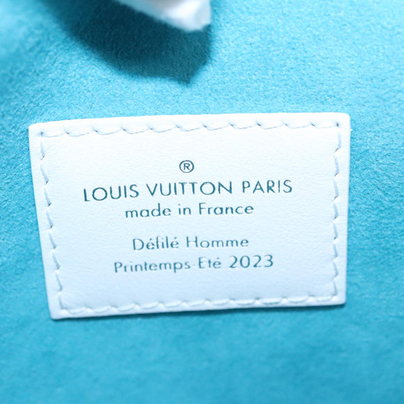 LOUIS VUITTON Monogram Comics Trio Amberop Clutch Bag White M82014 Auth 95129SM