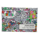 LOUIS VUITTON Monogram Comics Trio Amberop Clutch Bag White M82014 Auth 95129SM-2