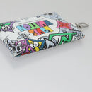 LOUIS VUITTON Monogram Comics Trio Amberop Clutch Bag White M82014 Auth 95129SM-37