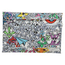 LOUIS VUITTON Monogram Comics Trio Amberop Clutch Bag White M82014 Auth 95129SM-3