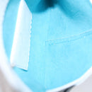 LOUIS VUITTON Monogram Comics Trio Amberop Clutch Bag White M82014 Auth 95129SM-45