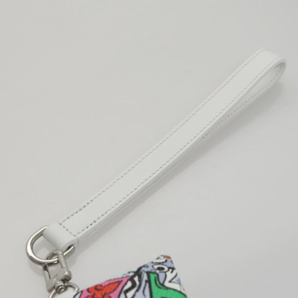 LOUIS VUITTON Monogram Comics Trio Amberop Clutch Bag White M82014 Auth 95129SM