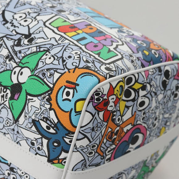 LOUIS VUITTON Monogram Comics Keepall Bandouliere 50 Bag M21863 LV Auth 95131S