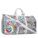 LOUIS VUITTON Monogram Comics Keepall Bandouliere 50 Bag M21863 LV Auth 95131SM-1