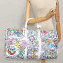 LOUIS VUITTON Monogram Comics Keepall Bandouliere 50 Bag M21863 LV Auth 95131S-39