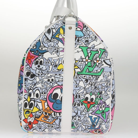 LOUIS VUITTON Monogram Comics Keepall Bandouliere 50 Bag M21863 LV Auth 95131SM
