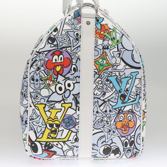 LOUIS VUITTON Monogram Comics Keepall Bandouliere 50 Bag M21863 LV Auth 95131S