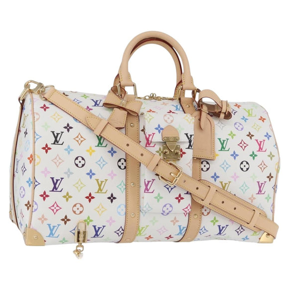 LOUIS VUITTON Multicolor LV × TM Keepall Bandouliere 45 Bag M13742 Auth 95132SM