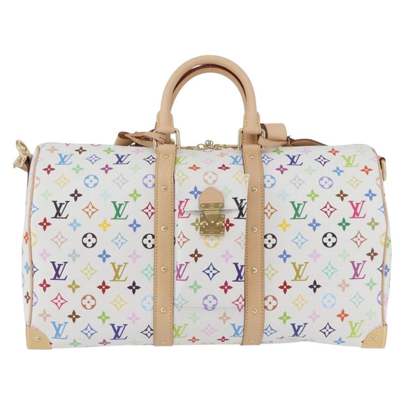 LOUIS VUITTON Multicolor LV × TM Keepall Bandouliere 45 Bag M13742 Auth 95132SM
