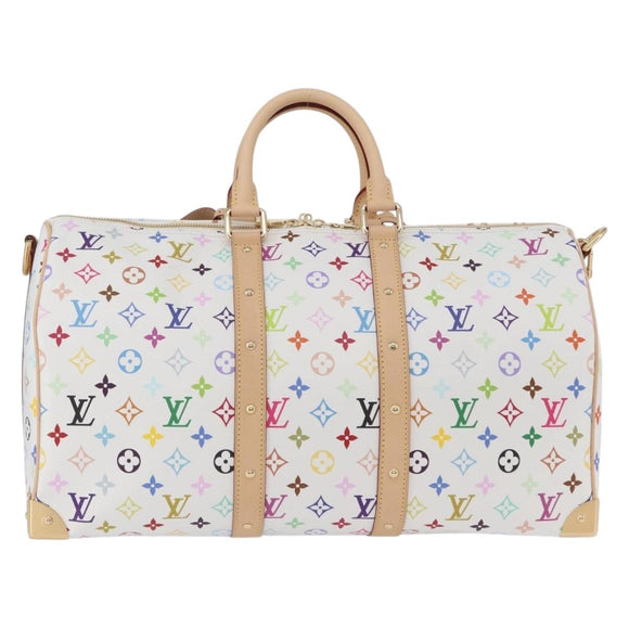 LOUIS VUITTON Multicolor LV × TM Keepall Bandouliere 45 Bag M13742 Auth 95132SM