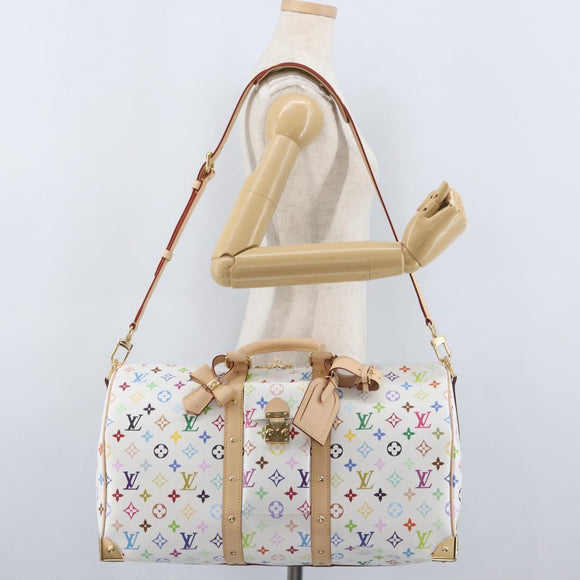 LOUIS VUITTON Multicolor LV × TM Keepall Bandouliere 45 Bag M13742 Auth 95132SM