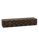 LOUIS VUITTON Damier Ebene Watch case Accessory Case LV Auth 95137SV-1