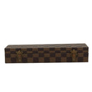 LOUIS VUITTON Damier Ebene Watch case Accessory Case LV Auth 95137SV-13