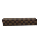 LOUIS VUITTON Damier Ebene Watch case Accessory Case LV Auth 95137SV-2