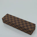 LOUIS VUITTON Damier Ebene Watch case Accessory Case LV Auth 95137SV-6