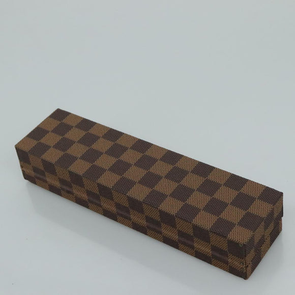 LOUIS VUITTON Damier Ebene Watch case Accessory Case LV Auth 95137SV